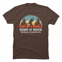 sasquatch t-shirt hide and seek